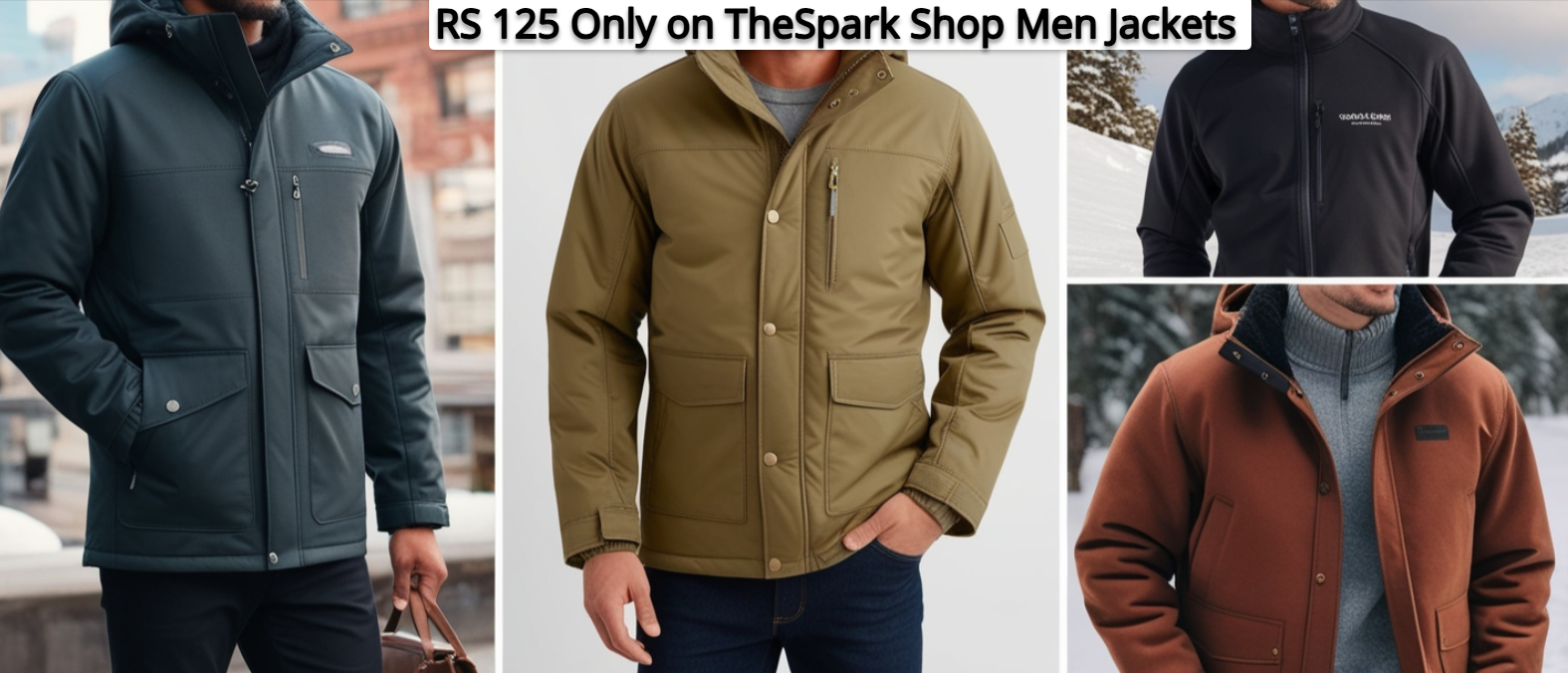 Rs 125 Only On Thespark Shop Men Jackets: Latest Fashion Guide