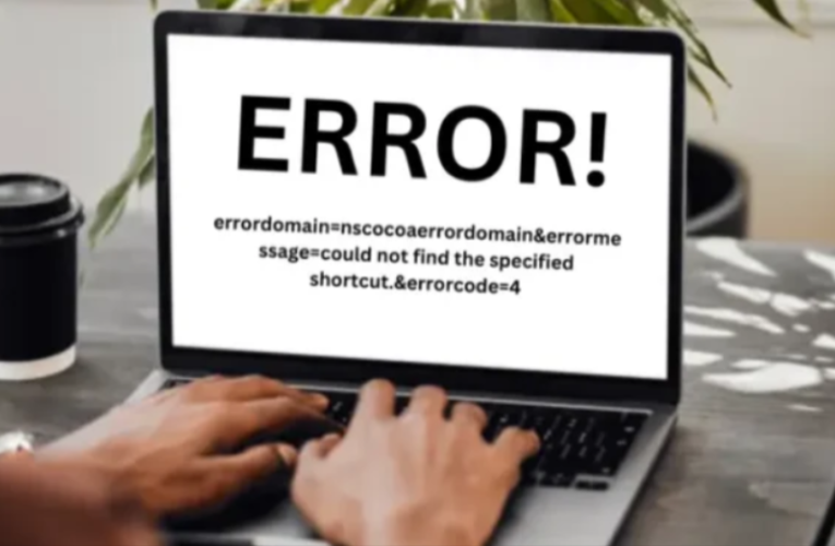 Errordomain=NSCocoaErrorDomain& ErrorMessage=Could Not Find the Specified Shortcut.&ErrorCode=4